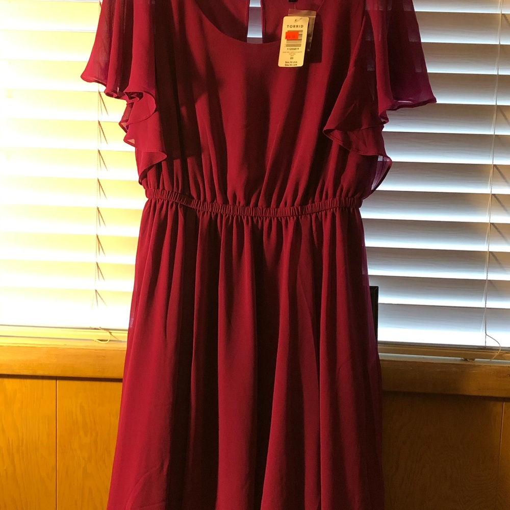 NWT Fushia Torrid dress (00)